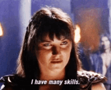 Lucy Lawless I Have Many Skills GIF - Lucy Lawless I Have Many Skills GIFs