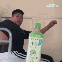 Bottle Cap Challenge People Are Awesome GIF - Bottle Cap Challenge People Are Awesome Fail GIFs