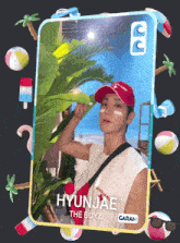 Hyunjae The Boyz Summer Photocard GIF - Hyunjae The Boyz Summer Photocard GIFs