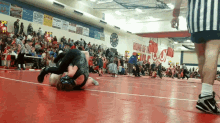 wrestling sports roll competition