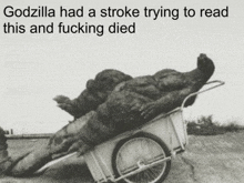 Godzilla Had A Stroke GIF