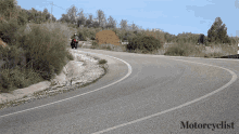 Banking Turn Motorcyclist GIF