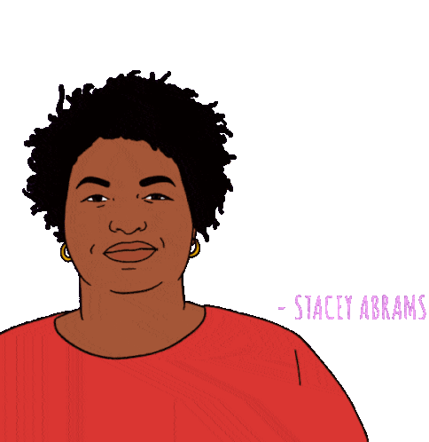 Stacey Abrams Leader Sticker - Stacey Abrams Leader Women Empowerment Stickers