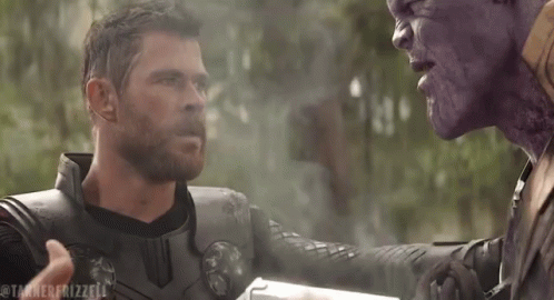 intelectual constante excepción Thor Thanos GIF - Thor Thanos Infinity War - Discover & Share GIFs