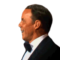 Nodding Frank Sinatra Sticker - Nodding Frank Sinatra Happy Stickers