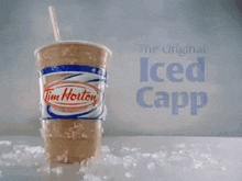 Tim Hortons Iced Capp GIF - Tim Hortons Iced Capp Tims GIFs