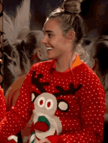 Jill Roord Kerstmis GIF - Jill Roord Kerstmis Christmas Sweater GIFs