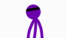a pixel art of a purple dinosaur wearing black sunglasses .