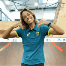 Shaka Sally Fitzgibbons GIF - Shaka Sally Fitzgibbons Australian Olympic Committee GIFs
