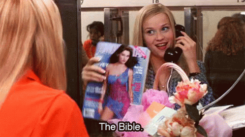 The Bible - Legally Blonde GIF - Legally Blonde Reese Witherspoon Elle Woods GIFs