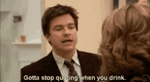 You Gotta Stop Quoting When You Drink GIF - Drink Drunk Arrested GIFs
