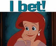 I Bet GIF - Ariel Yes Nod GIFs