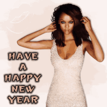 Have A Happy New Year Tyra Banks GIF - Have A Happy New Year Tyra Banks Pose GIFs