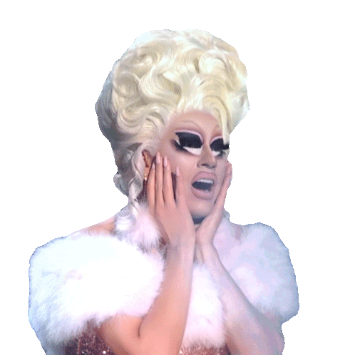 In Awe Trixie Mattel Sticker - In Awe Trixie Mattel Queen Of The Universe Stickers