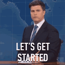 Lets Get Started Saturday Night Live GIF - Lets Get Started Saturday Night Live Lets Start GIFs