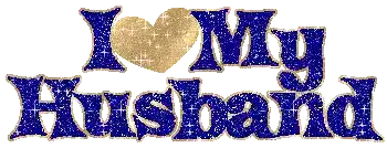 Love My Husband Glitter Sticker - Love My Husband Glitter Hearts Stickers