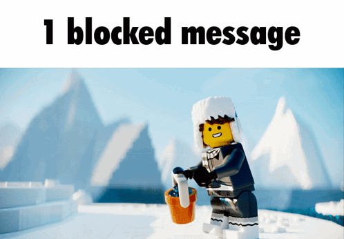 Youlostman 1blocked Message GIF - Youlostman 1Blocked Message Whg -  Discover & Share GIFs