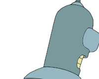 So Bender Sticker - So Bender Futurama Stickers