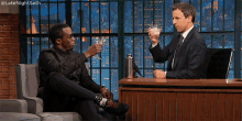 Late Night With Seth Meyers - Pdiddy GIF - Seth Meyers Pday Drinnks GIFs