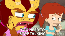 You Need To Stop Talking Jessi Glaser GIF - You Need To Stop Talking Jessi Glaser Connie The Hormone Monstress GIFs