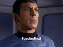 Spock "Fascinating!" GIF - Star Trek Mr Spock Tvshows GIFs