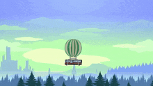 a game called battle royale with a hot air balloon
