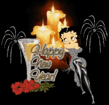 Happy New Year Betty Boop GIF