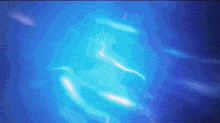 a blue background with a few white lines
