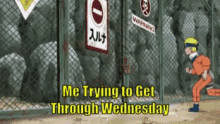 Trying To Get Though Wednesday Naruto GIF - Trying To Get Though Wednesday Naruto Electrocute GIFs