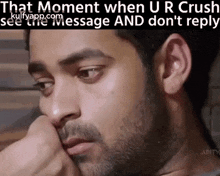 That Moment When U R Crush See The Message And Dont Reply.Gif GIF - That Moment When U R Crush See The Message And Dont Reply Varun Tej Fida GIFs