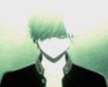 a close up of a person 's face with a shadow on the left side