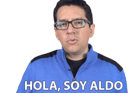 Hola Soy Aldo Hola Sticker - Hola Soy Aldo Hola Saludo Stickers