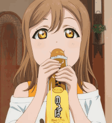 Eating Anime GIF - Eating Anime Love Live GIFs