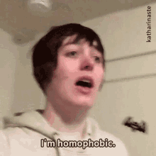 Im Homophobic Homophobe GIF - Im Homophobic Homophobe Sarcastic GIFs
