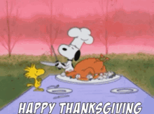 Snoopythanksgiving Thanksgivingdinner GIF - Snoopythanksgiving Thanksgivingdinner GIFs