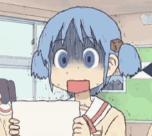 Nichijou Shocked GIF - Nichijou Shocked Anime GIFs