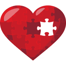 puzzle heart heart joypixels puzzle missing piece