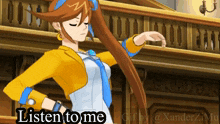 Listen To Me Ace Attorney GIF