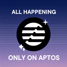 an advertisement for all happening only on aptos
