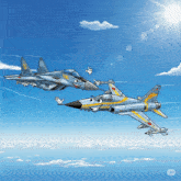 a cartoon drawing of a fighter jet with the number 301 on the tail