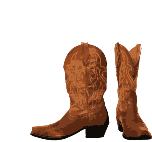 Cowboy Boots Boots Sticker - Cowboy Boots Boots Boots Knocking Stickers