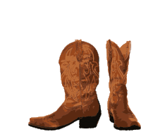 Cowboy Boots Boots Sticker