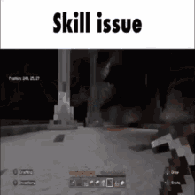Skill Issue Minecraft GIF - Skill Issue Minecraft GIFs