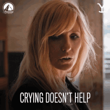 Crying Doesnt Help Beth Dutton GIF - Crying Doesnt Help Beth Dutton Kelly Reilly GIFs