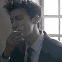 donghae smoking cigarette