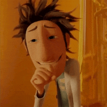 Laughing Flint Lockwood GIF - Laughing Flint Lockwood Cloudy With A Chance Of Meatballs GIFs