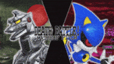 a picture of a metal sonic and a robot with the words death battle matchup pitch