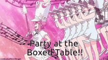 Party At The Boxed Table Vc GIF - Party At The Boxed Table Vc Boxed Table GIFs