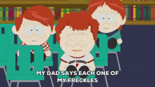 gingers south park each one of my freckles kiss from an angel