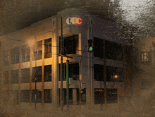a building with a ccc logo on it